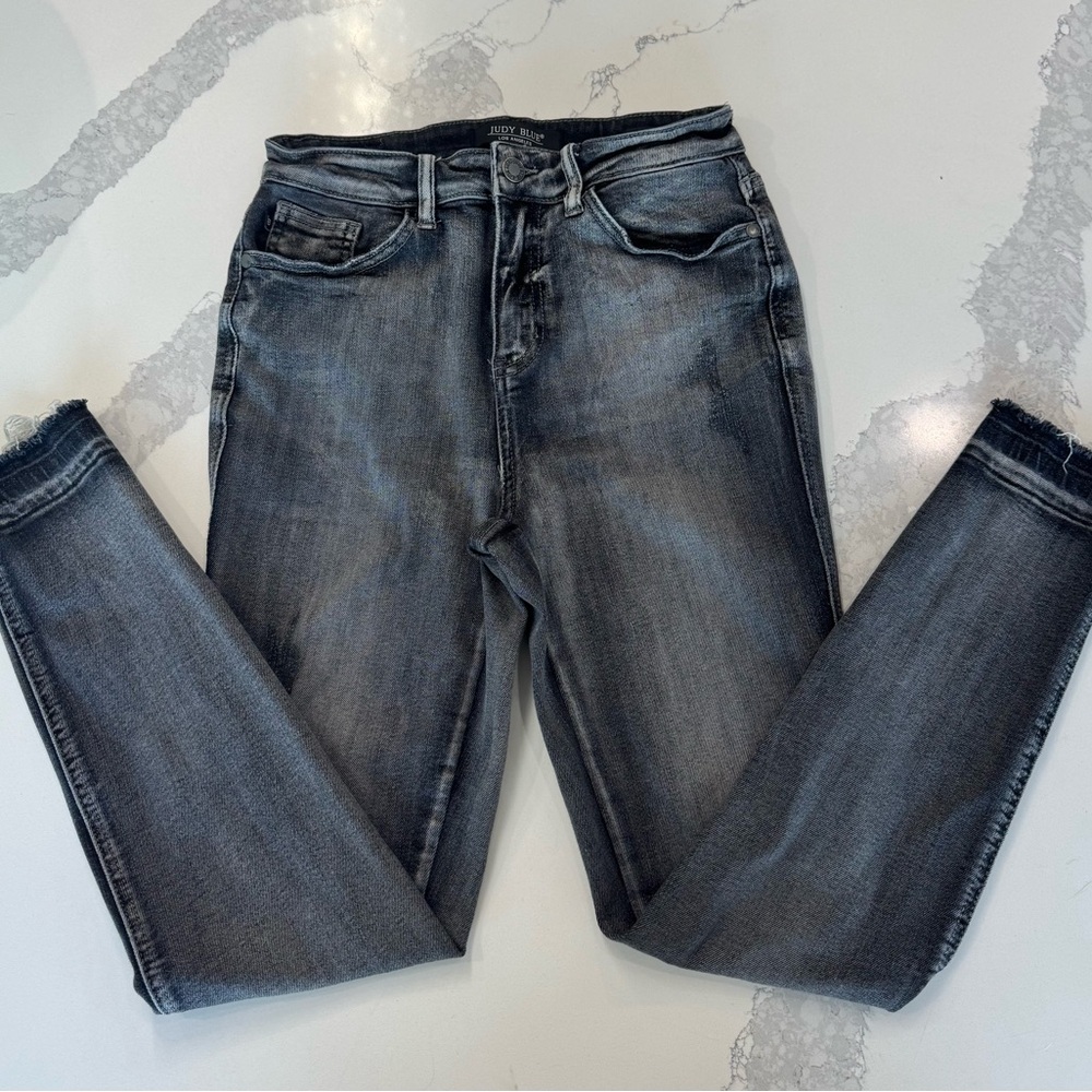 Judy Blue Charcoal Skinny Fit Jeans